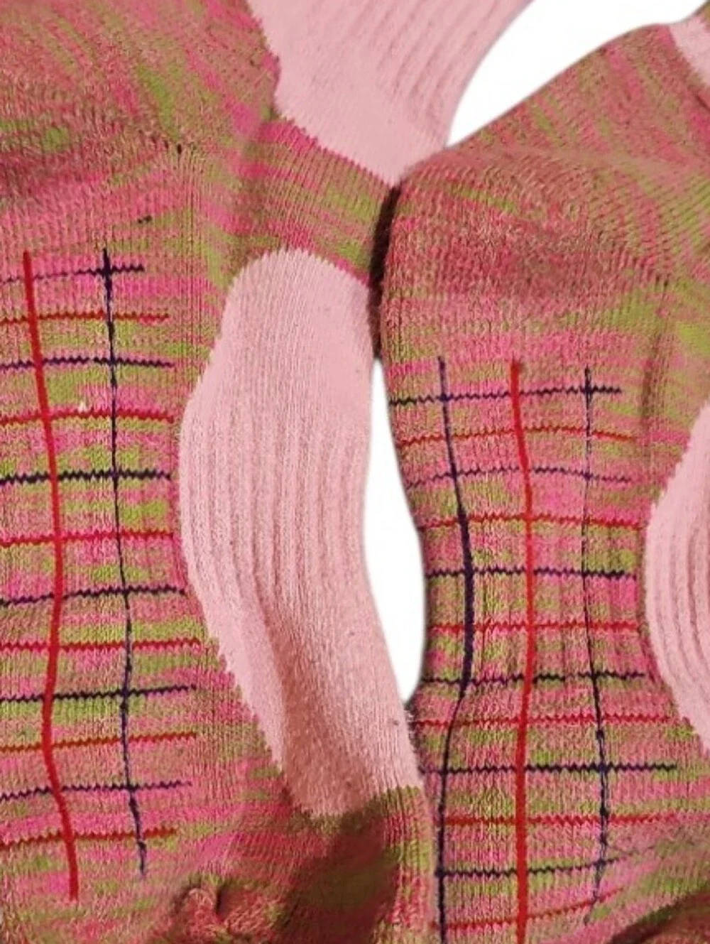 Wild Stag Insect Shield Hiking Socks 2 Pair Pink Green Bug Repellent Outdoor
